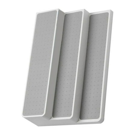 unbranded 3-Tier Spice Riser Household Step Shelf Stand PP Seasoning Storage Rack Holder Cabinet Organizer for Kitchen Pantry