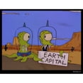 thumbnail image 2 of Men's The Simpsons Earth Capital  Long Sleeve Shirt Black X Large, 2 of 4