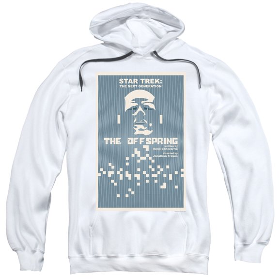 Star Trek Tng Season 3 Episode 16 Adult Pullover Hoodie Sweatshirt White