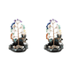 thumbnail image 1 of Quemador de incienso de dinero con piedra de cristal de árbol, curación de 7 chakras (vertical simple), 1 of 3