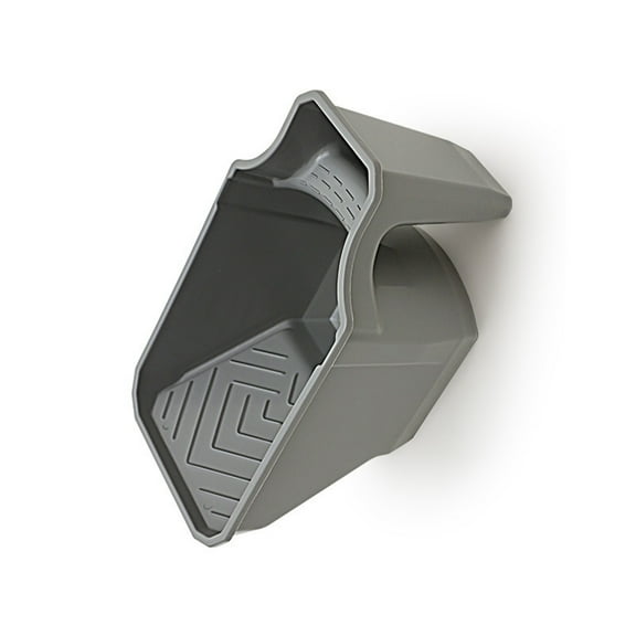 Professional Reinforced Plastic Paint Tray for Motorcycle Paint Projects Coating Tasks Ergonomic Single Hand Grip Design