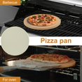 thumbnail image 4 of Hyasfey Cordierite Pizza Stone for Oven And Grill Square Baking Sheet Thermal Shock Resistant Cooking Stone Multi-Purpose Round Pizza Pan for Pizza Bread Biscuits, 4 of 7