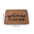 thumbnail image 2 of Welcome to our home Wedding Gift ,Closing Gift Welcome Doormat, Front Door Mat ,Home Decor, Welcome Mat,Indoor Doormat,Front Back Door Mat 16”x24”, 2 of 7