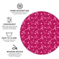 thumbnail image 3 of Vsdgher Breast Cancer Awareness6 Print Leather Coasters for Drinks, Durable Drink Coasters 4 Set for Tabletop Protection, Luxurious Home Décor and Housewarming Gift-Round Shape, 3 of 6