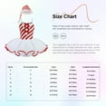 thumbnail image 7 of Aislor Girls Christmas Party Candy Cane Costume Striped Figure Skating Dance Tutu Dress with Santa Hat Red 10, 7 of 7