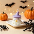 thumbnail image 4 of KITTEHIGM Halloween Ghost Scented Soy Wax Candle White Spooky Decor, Perfect for Party Table Centerpiece Thanksgiving Fall, 4 of 6