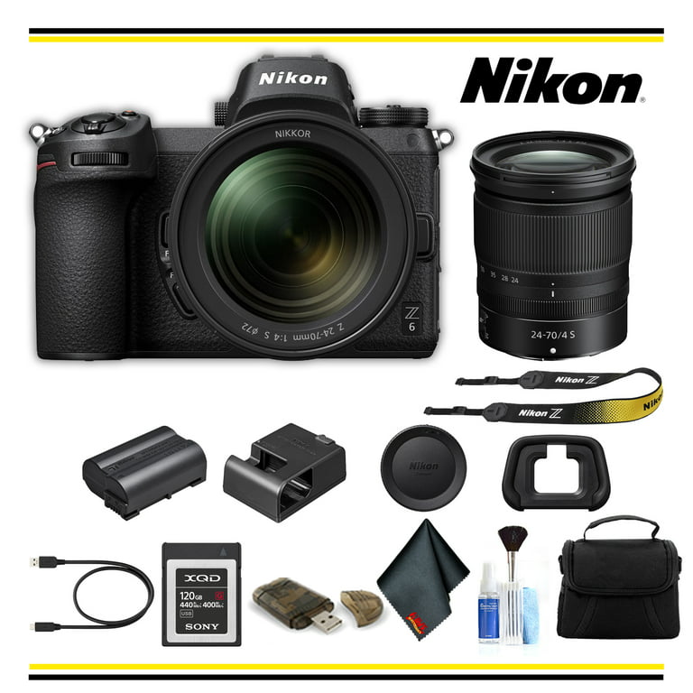 Nikon Z6 Mirrorless Digital Camera with 24-70mm Lens Starter Bundle - (Intl  Model) 
