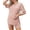 Lotus Pink, variant on Women's Maternity Pajamas Sets 2 Piece Outfits Short Sleeve Shirts and Biker Shorts Pregnancy Loungewear Mama Clothes