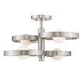 thumbnail image 2 of Beaumont Lane 4-Light Semi-flush in Pewter, 2 of 5