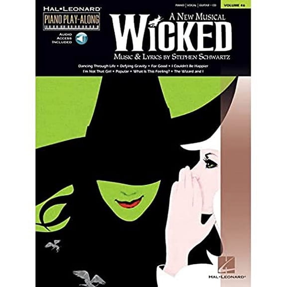 Pre-Owned "Wicked": Piano Play-along (Hal Leonard Piano Play-Along): Piano Play-Along Volume 46 Paperback