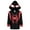 Black/red, variant on Marvel Spider-Man Miles Morales Toddler Boys Zip Up Hoodie Toddler to Big Kid