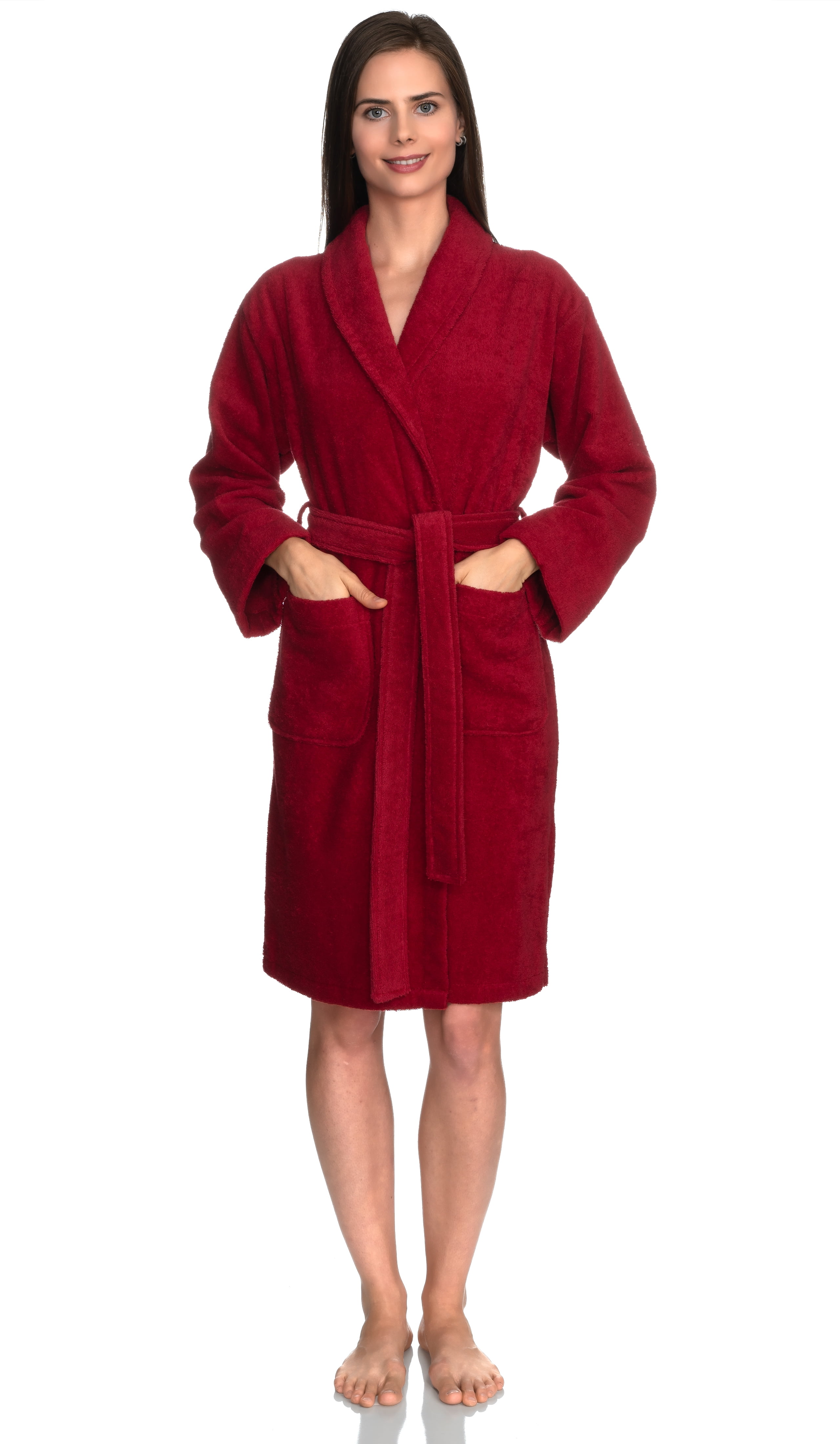 TowelSelections Women's Robe, Turkish Cotton Short Terry Bathrobe