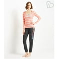 thumbnail image 3 of Aeropostale Chandail à Capuche Rayé pour Femmes, Orange, Juniors, Très Grand, 3 of 3