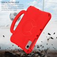 thumbnail image 5 of SaniMore for Samsung Galaxy Tab A9 Plus 12.4" 2023 SM-X810/X816/X818 Case, Shockproof Full-Body Handle Stand Tablet Protective Kids-friendly Lightweight Cover, Red, 5 of 6