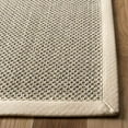 thumbnail image 4 of Safavieh Natural Fiber Collection NF143C Border Sisal Area Rug, 4' x 4' Square, Marble / Beige, 4 of 5