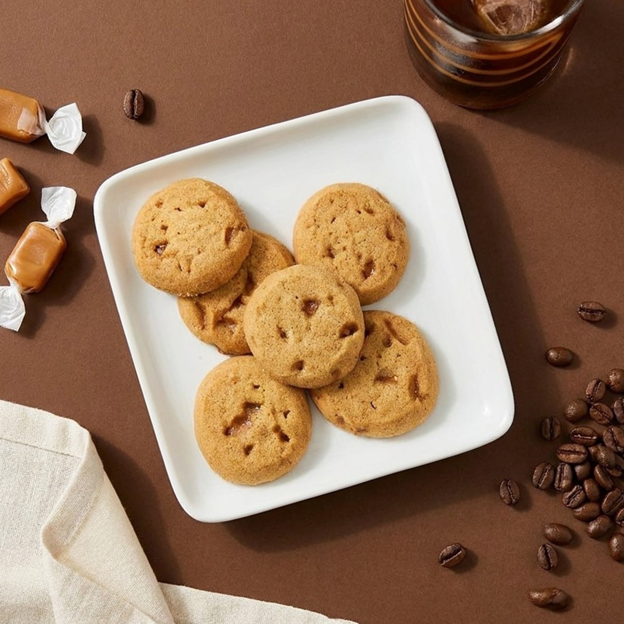 bettergoods Caramel Cold Brew Cookies, Coffee-Infused Cookies, 5 oz