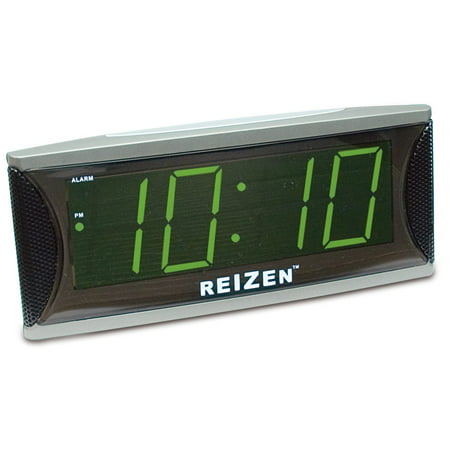 Reizen Super Loud Alarm Clock with 1.8-Inch Green (Best Loud Alarm Clock App)