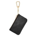 thumbnail image 4 of Monedero de piel de vaca auténtica para mujer, sencillo, minimonedero con cremallera, pequeño, ultrafino, 4 of 5