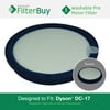 Dyson DC17 (DC-17) Pre Motor Washable & Reusable Replacement Filter, Part # 911236-01.  Designed by FilterBuy to fit All Dyson DC-17 Upright Vacuums Cleaners.