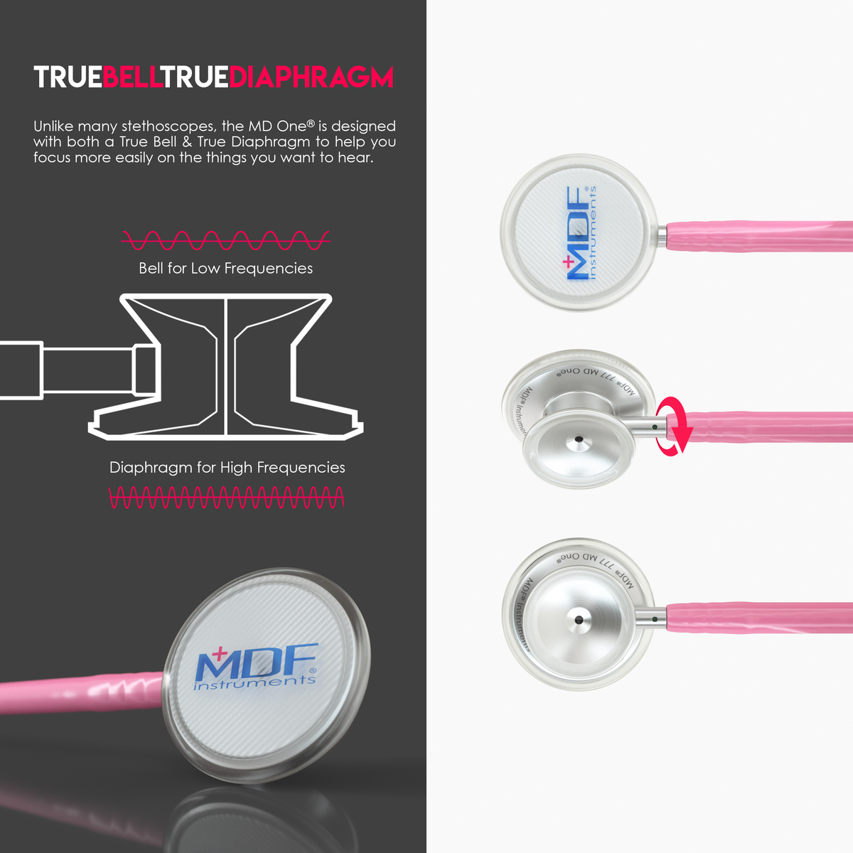 MDF® MD One® Stainless Steel Stethoscope