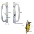 thumbnail image 2 of Sliding Glass Patio Door Handle Set with Mortise Lock, White, Keyed, 3-15/16 Screw Holes by TechnologyLK, 2 of 2