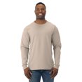 thumbnail image 1 of Jerzees Mens DRI-POWER Active Long Sleeve Crew T-Shirt, M, Sandstone, 1 of 2