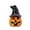 C, variant on Halloween Jack-O-Lantern Lights, Cute Pumpkin Statue Decor with LED Lights, Battery Operated Table Ornaments for Home Party Decor