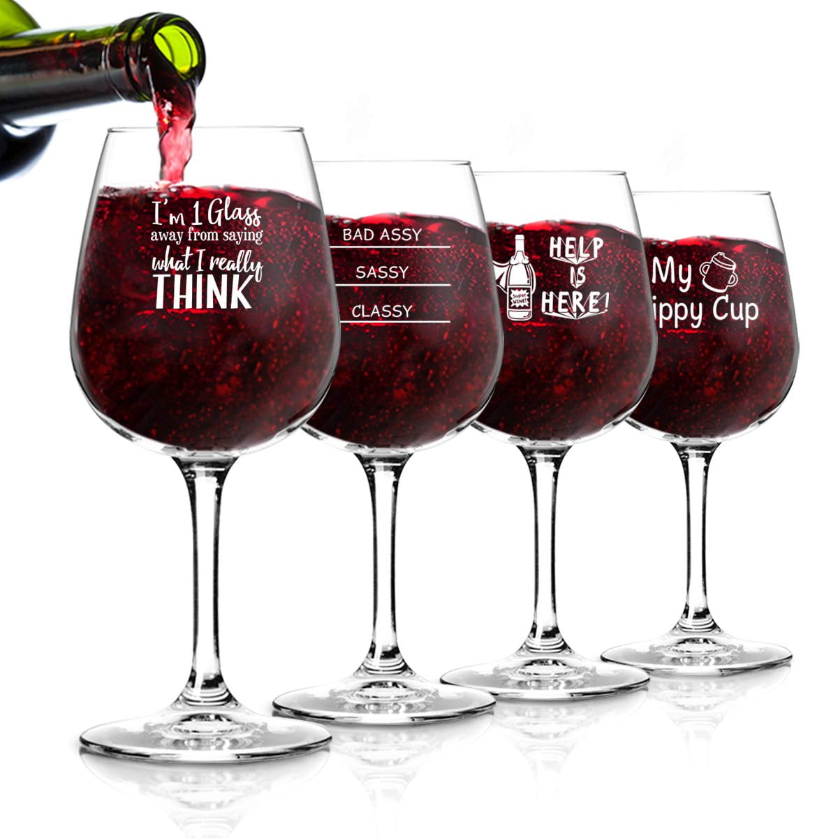 novelty wine glasses near me