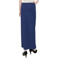 thumbnail image 2 of Women's Basic Modest 37" Ankle Length Long Stretch Knit Straight Skirt, 2 of 10