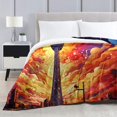 thumbnail image 2 of Flannel,Colorful At Cesar White Tower,Plush Lightweight Bed, 2 of 8
