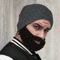 thumbnail image 1 of Xihbxyly Gorro de Punto con Barba, Diseño Divertido y Moderno, Ojos Retráctiles, Algodón Aislante, Accesorio de Moda para Exteriores, Gorra de Calle, Ajuste Ajustable, Talla Única., 1 of 5