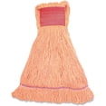 thumbnail image 1 of Synthetic Blend Wet Mop Wide Band Loop, Large - Orange, 1 of 1