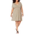 thumbnail image 1 of walmart Essentials Womens Women's Plus Size Surplice Dress_dnu, 1 of 5
