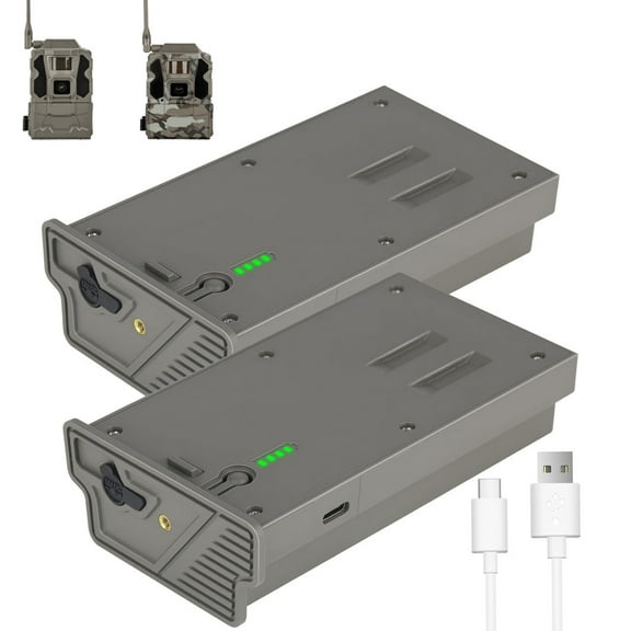 2PCS Lithium Rechargeable Battery for Reveal Trail Camera X Gen 3.0, 2.0, Pro 3.0