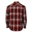 thumbnail image 2 of Gioberti Men's Western Plaid Long Sleeve Shirt with Pearl Snap-on, 2 of 4