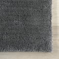 thumbnail image 4 of Rugs USA Gaia New Zealand Wool Shag Area Rug, 6' x 9', Gaia Dark Grey, 4 of 9