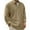 Khaki, variant on Men's Big & Tall Corduroy Shirt Long Sleeve Button Down Shirt Collared Casual Loose-Fit Shirt for Weekend Errands & Coffee Runs