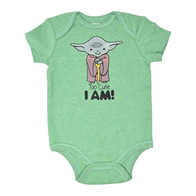 Star Wars Bebé Niño Paquete de 5 Body Princesa Leia Yoda Han Solo R2D2 C3PO 3-6 Meses