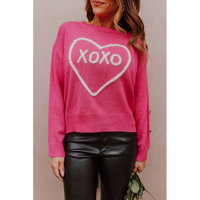 FOLUNSI Cozy Ribbed Crew Neck Sweater - Perfect for Chic Mornings!