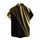 thumbnail image 4 of Blusa y camisa de manga corta con cuello vuelto para hombre, cárdigan ligero de manga corta con botones y cuello vuelto, camisa de manga corta con cuello vuelto, blusa de poliéster para hombre, 4 of 4