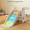 thumbnail image 6 of Bruce&Shark Toddler Slide, 3 in 1 Folding Baby Slide Climber Playset, Freestanding Slide with Long Slipping Slope, Basketball Hoop, Indoor and Outdoor Playground for Kids Boys & Girls Gift Present, 6 of 12