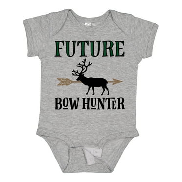 Inktastic Hunting Future Bowhunter Elk Boys Baby Bodysuit