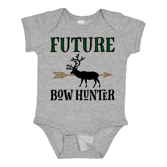 Inktastic Hunting Future Bowhunter Elk Boys Baby Bodysuit