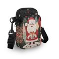 thumbnail image 3 of HELLHERO Santa Claus Gift Boxes Cross Body Purse Polyester 2 Layers for Travel Daily Use, 3 of 7