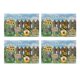 thumbnail image 5 of Manteles individuales de gnomo de girasol, resistentes al calor, lavables, decoración de mesa de cocina, 4 Uds., 5 of 5