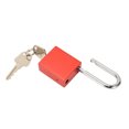 thumbnail image 2 of Candado de seguridad de ingeniería anodizado rojo de 38 mm, bloqueo de aleación de aluminio con 2 llaves, 2 of 5
