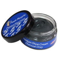 FeetPeople Premium Shoe Cream, Charcoal Grey