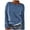 Z01_Blue, variant on Women's Fall Sweaters for Women Casual Crewneck Long Sleeve Knit Blouse Top Loose High Neck for Women b-Dark Blue,S