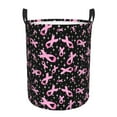 thumbnail image 2 of Goofa Breast Cancer Awareness (2) Printed Circular Hamper,Laundry Basket with Handles,Storage Baskets Foldable,Large Capacity Laundry Hamper-Medium, 2 of 8