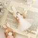 thumbnail image 5 of Adorno navideño con forma de sombrero y niña, colgante para árbol de Navidad, muñeco de ángel de peluche, decoración navideña, 5 of 5